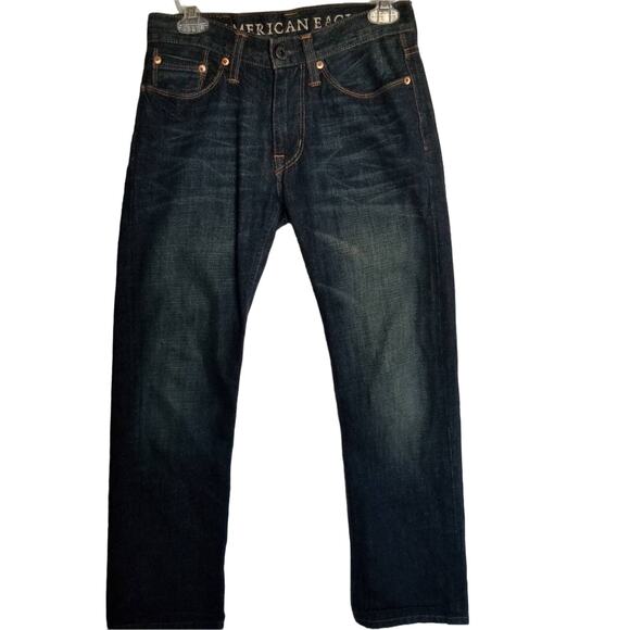 American Eagle Jeans 26x28 Slim Straight Jeans Mens - Picture 1 of 5